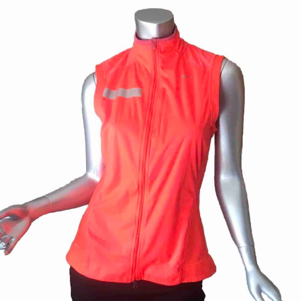 Nike Women's Vibrant Orange Sleeveless Vest